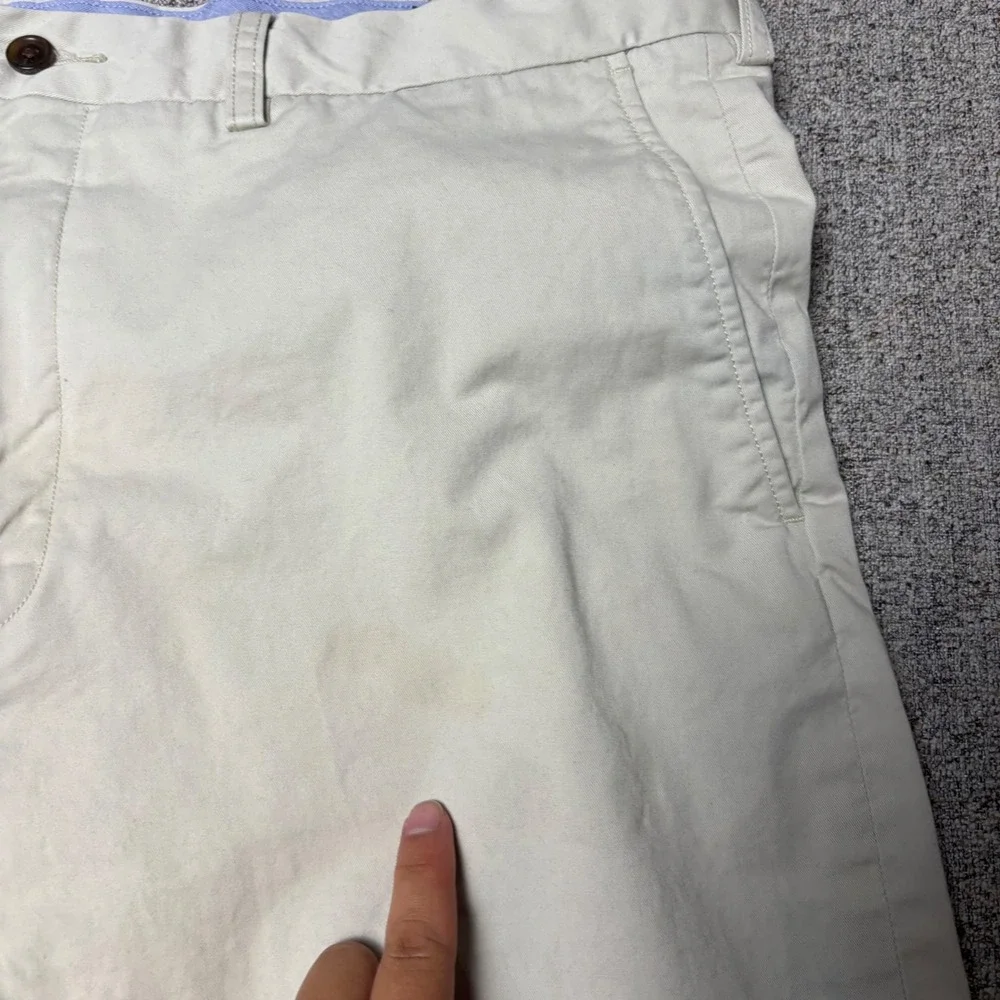 Polo Ralph Lauren Shorts Mens 38 Beige Stretch Classic Fit Chino Khaki 9 Inseam